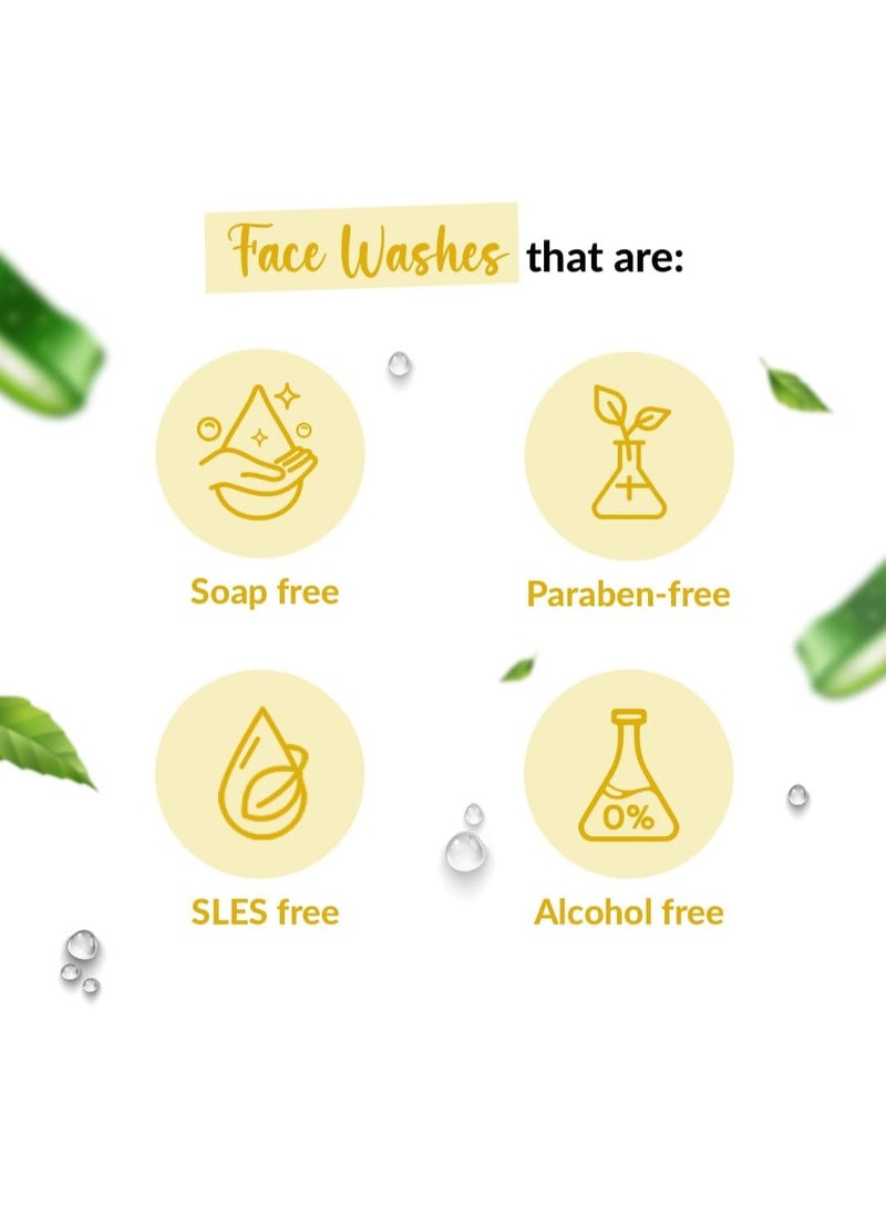 Medimix Turmeric Face Wash - For Blemish-Free & Pure Skin - With Turmeric, Argan Oil & Aloe Vera - Fast Acting Ayurveda - 150 ml - Image 5